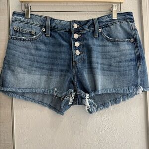 Lucky Denim Frayed Hem Women's Shorts 8/29